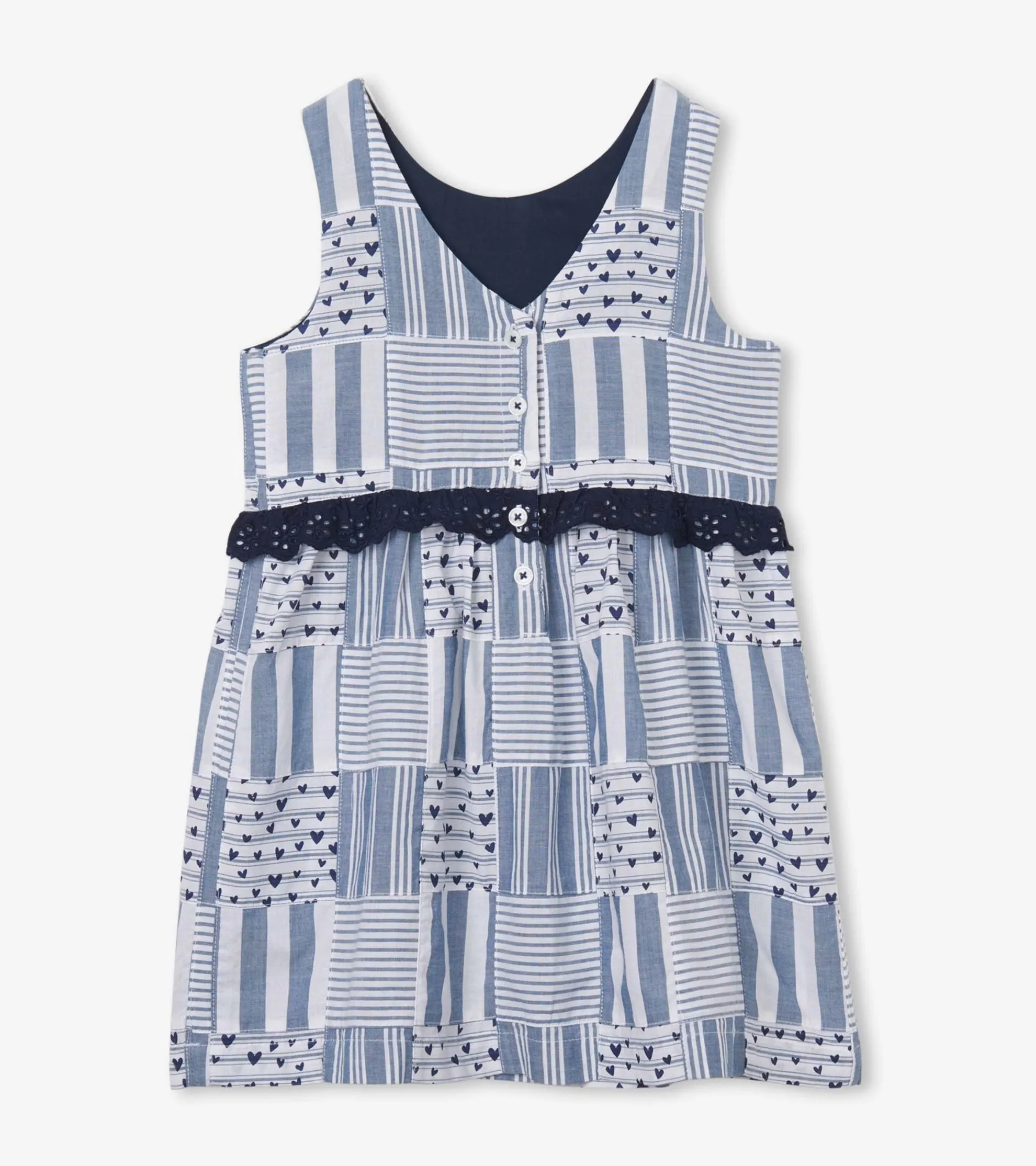 Outlet Blue Madras Dress Dresses