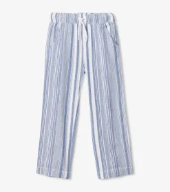 New Blue Stripes Relaxed Pant BOY Bottoms