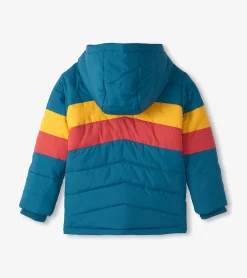 Outlet Boys Aspen Colour Block Puffer Jacket BOY Outerwear