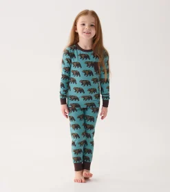 Sale Boys Bears Bamboo Pajama Set BOY Sleepwear|Sleepwear