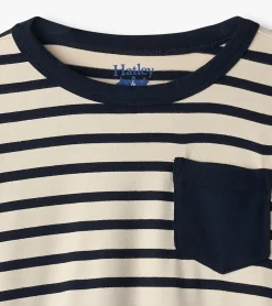 Outlet Boys Black & Cream Long Sleeve Bamboo T-Shirt BOY Tops