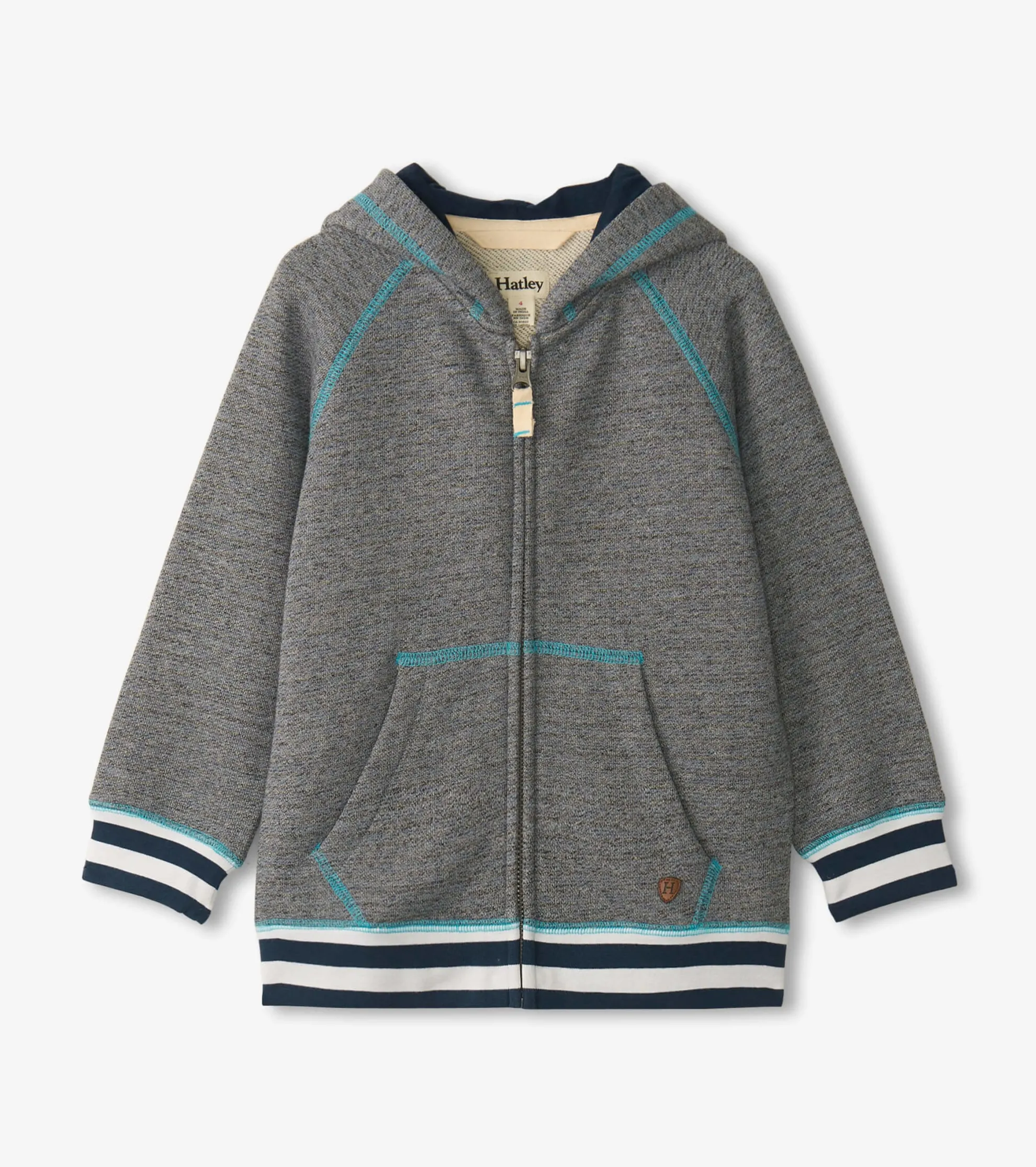 Hot Boys Blue Flame Zip-Up Hoodie BOY Tops|Sweaters