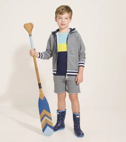 Hot Boys Blue Flame Zip-Up Hoodie BOY Tops|Sweaters
