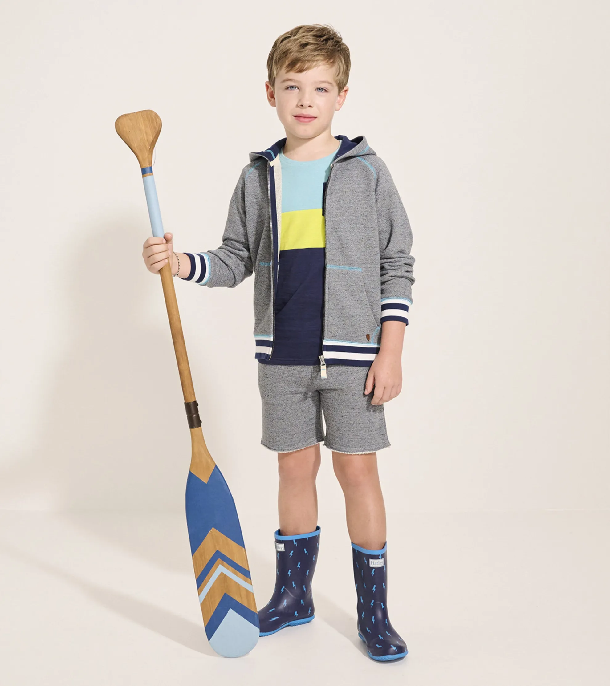 Hot Boys Blue Flame Zip-Up Hoodie BOY Tops|Sweaters