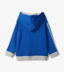 Online Boys Blue Pullover Terry Sweatshirt BOY Sweaters