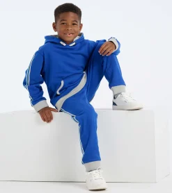 Online Boys Blue Pullover Terry Sweatshirt BOY Sweaters