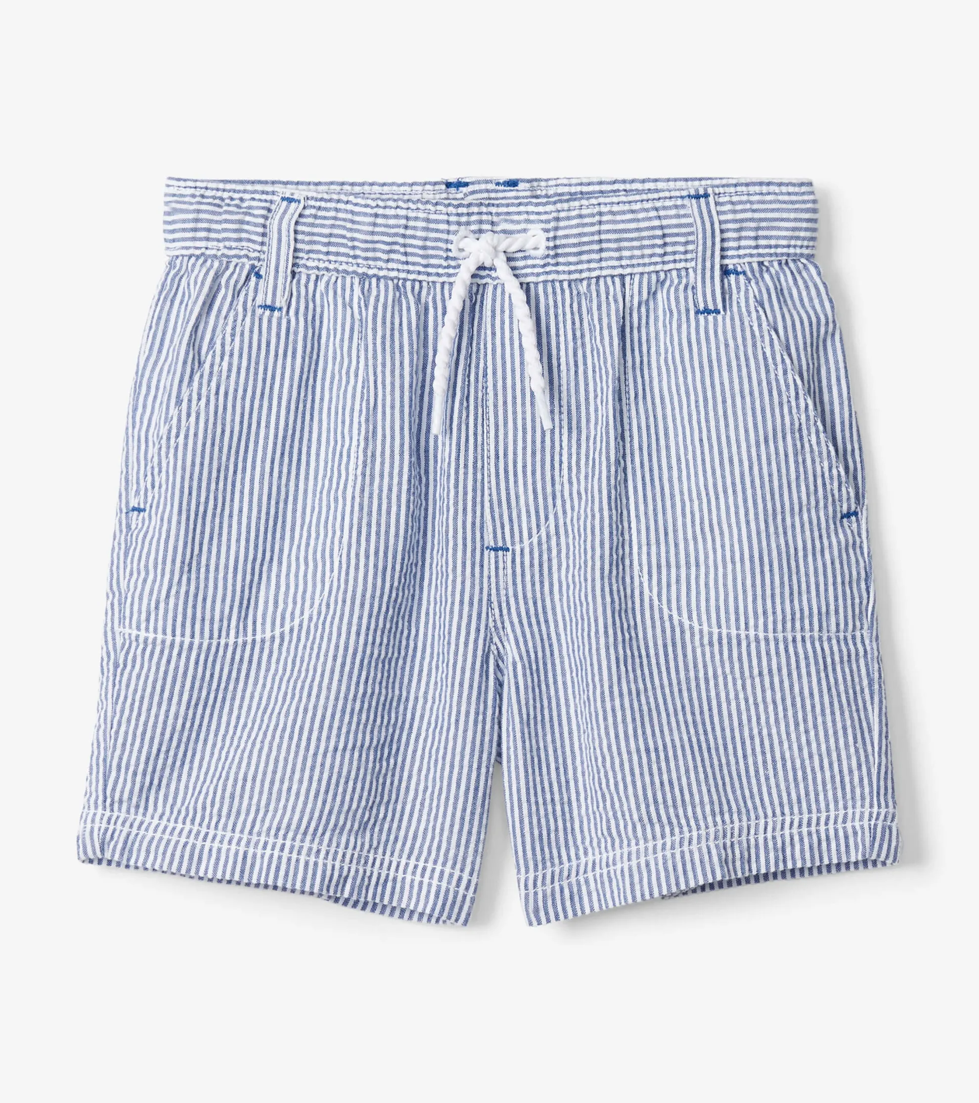 New Boys Blue Stripes Woven Shorts BOY Bottoms