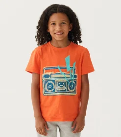 New Boys Boombox Glow in the Dark Graphic Tee BOY Tops