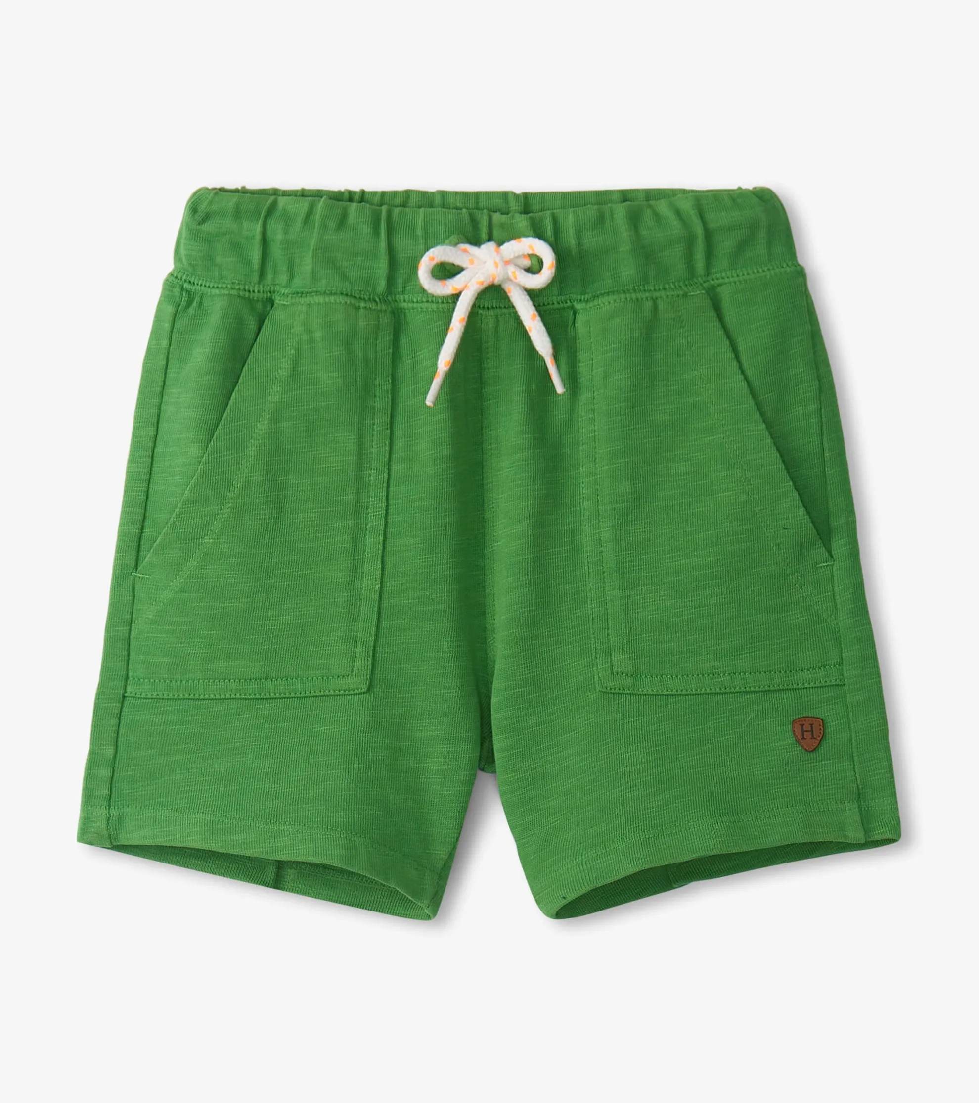 Outlet Boys Camp Green Relaxed Shorts BOY Bottoms