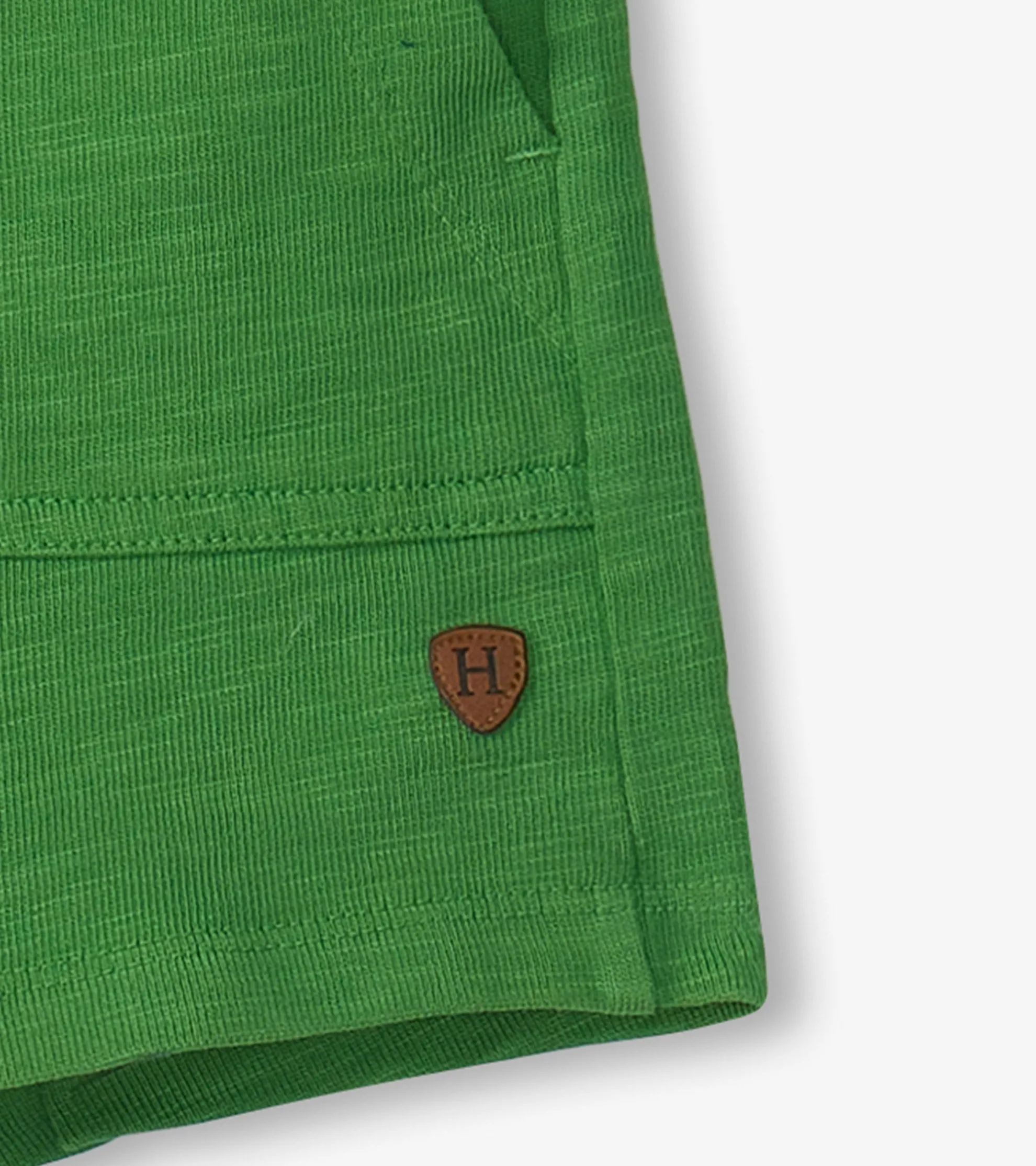 Outlet Boys Camp Green Relaxed Shorts BOY Bottoms