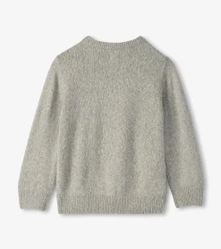Clearance Boys Charcoal Bear Crew Neck Sweater BOY Sweaters