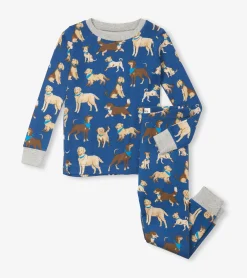 Hot Boys Classic Dogs Organic Cotton Pajama Set BOY Sleepwear|Sleepwear