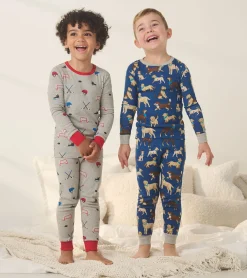 Hot Boys Classic Dogs Organic Cotton Pajama Set BOY Sleepwear|Sleepwear