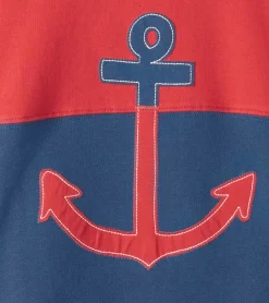 Discount Boys Colour Block Anchor Pullover Sweatshirt BOY Tops|Sweaters
