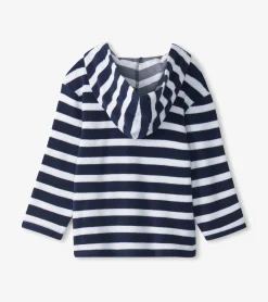 Online Boys Deep Sea Stripes Terry Pullover Hoodie BOY Swimwear|Swimwear