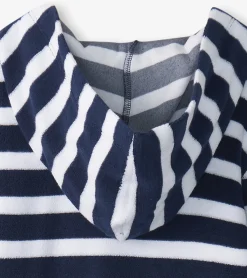 Online Boys Deep Sea Stripes Terry Pullover Hoodie BOY Swimwear|Swimwear