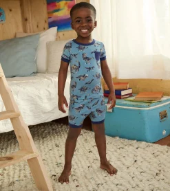 Boys Dinosaur Bamboo Short Pajama Set BOY Sleepwear|Sleepwear