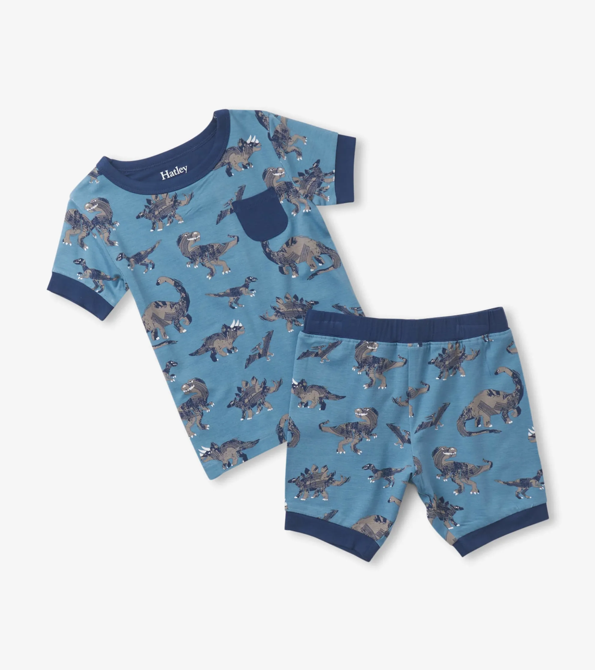 Boys Dinosaur Bamboo Short Pajama Set BOY Sleepwear|Sleepwear