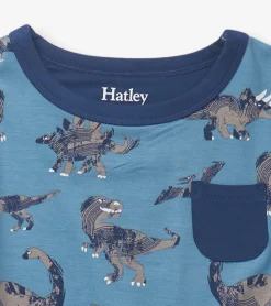 Boys Dinosaur Bamboo Short Pajama Set BOY Sleepwear|Sleepwear