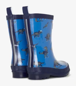 Clearance Boys Dinosaur Shiny Rain Boots BOY Rainwear|Rainwear