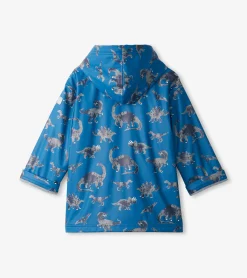 New Boys Dinosaur Zip-Up Rain Jacket BOY Rainwear|Rainwear