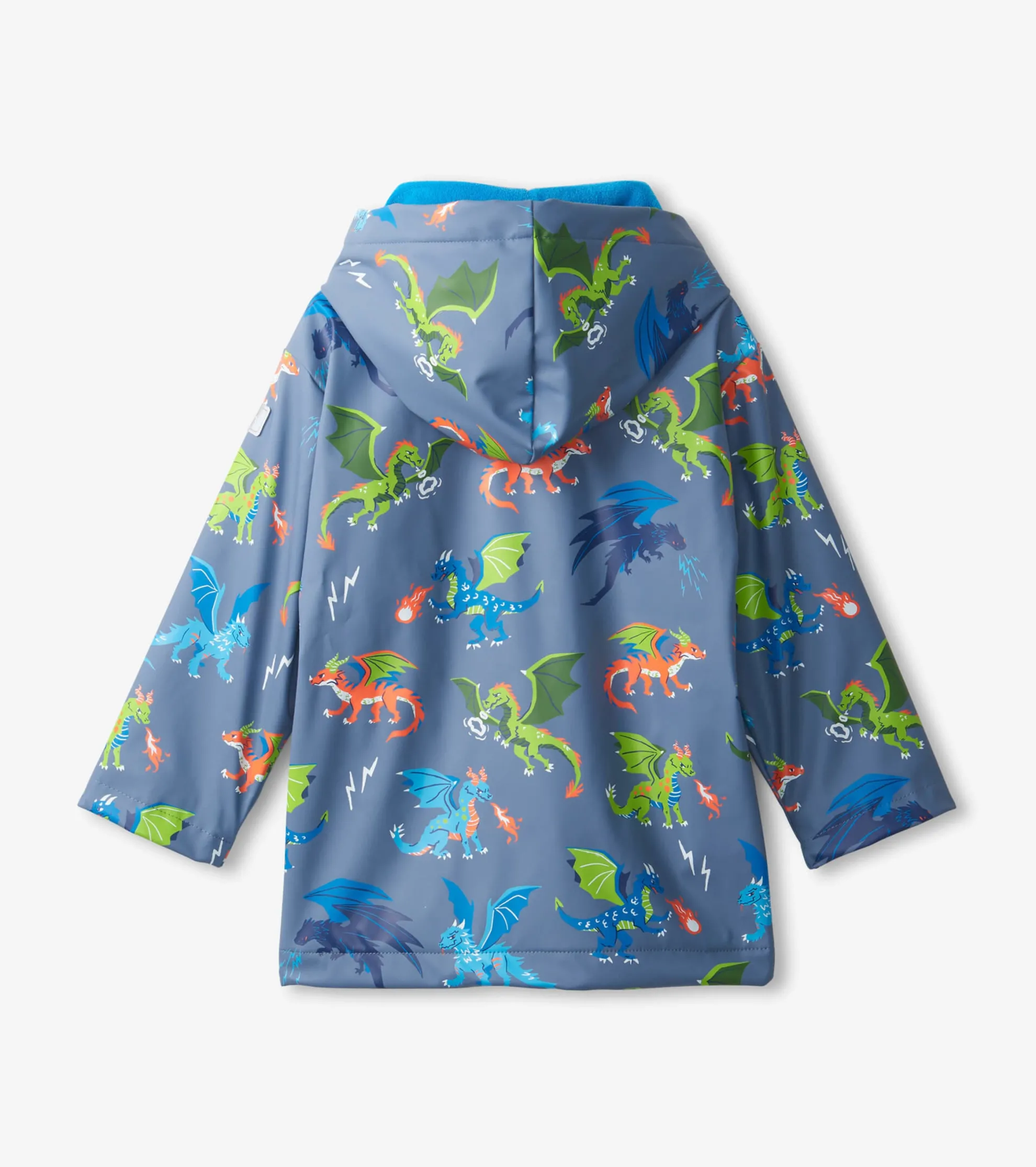 Best Boys Dragon Realm Button-Up Rain Jacket BOY Rainwear|Rainwear