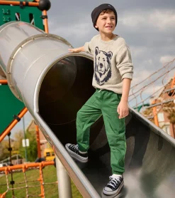 Sale Boys Eden Green Cozy Pants BOY Bottoms
