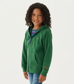 Best Boys Eden Green Zip-Up Hoodie BOY Sweaters