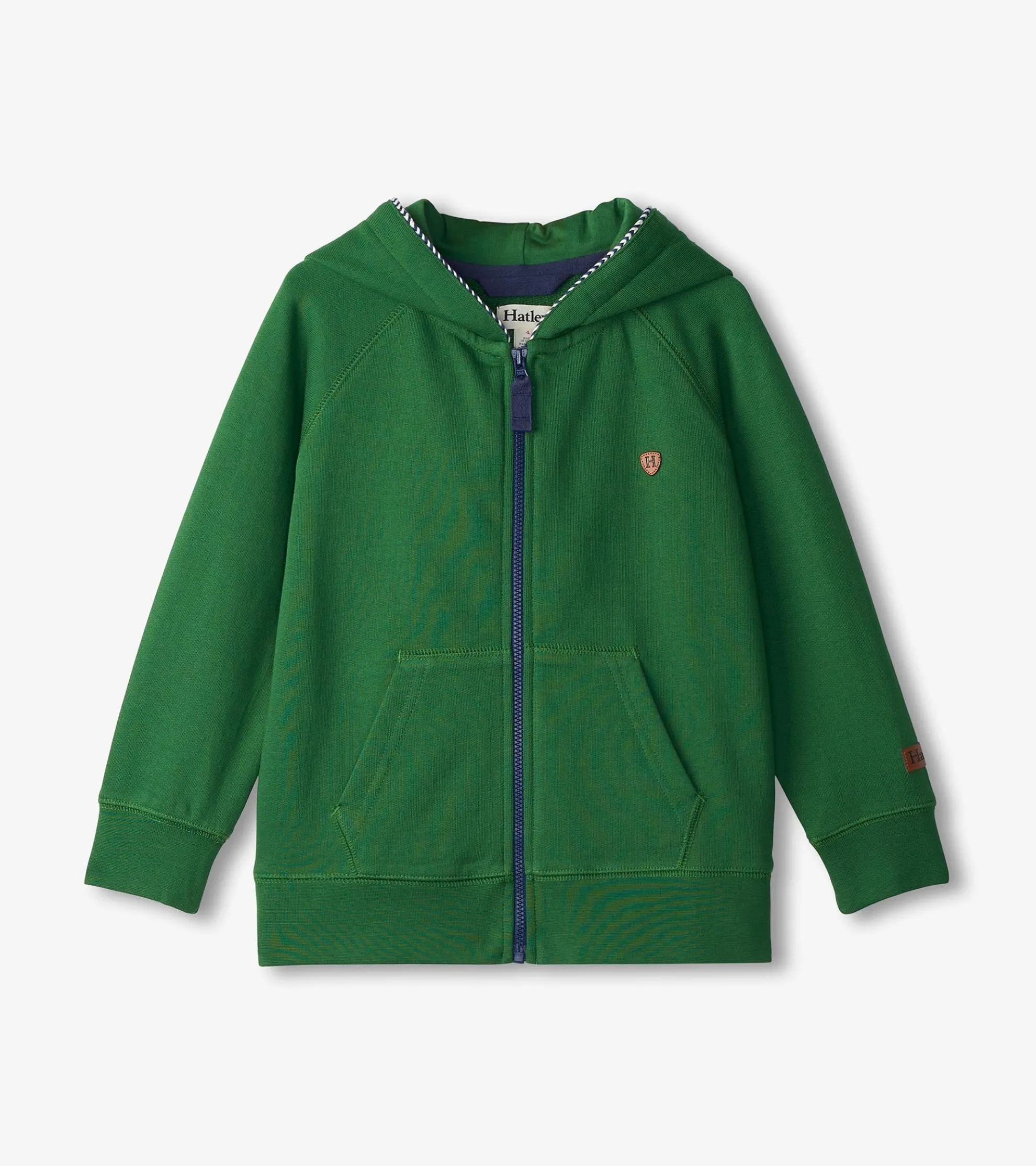 Best Boys Eden Green Zip-Up Hoodie BOY Sweaters