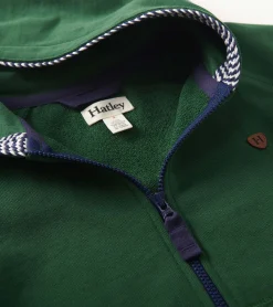 Best Boys Eden Green Zip-Up Hoodie BOY Sweaters