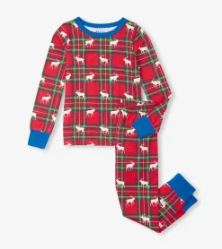 Online Boys Elk Plaid Pajama Set BOY Sleepwear|Sleepwear
