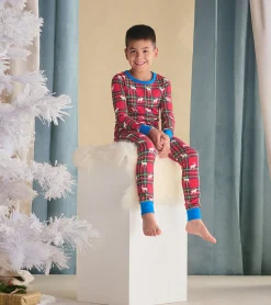 Online Boys Elk Plaid Pajama Set BOY Sleepwear|Sleepwear