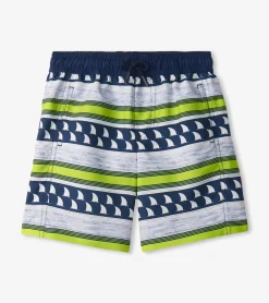 New Boys Fins and Stripes Swim Trunks BOY Swimwear|Swimwear