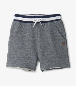 New Boys Flame Blue Raw Hem Shorts BOY Bottoms
