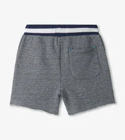 New Boys Flame Blue Raw Hem Shorts BOY Bottoms