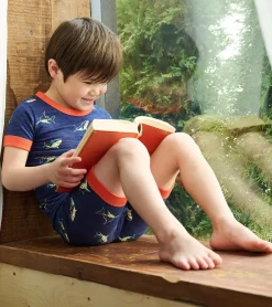 Discount Boys Glow Sharks Short Pajama Set BOY Sleepwear|Sleepwear