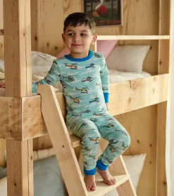 Outlet Boys Helicopters Pajama Set BOY Sleepwear|Sleepwear