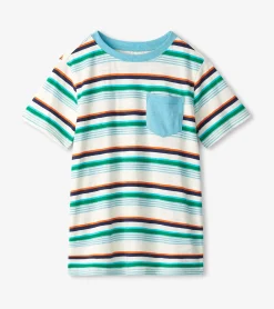 Sale Boys Hiking Stripes Pocket Tee BOY Tops