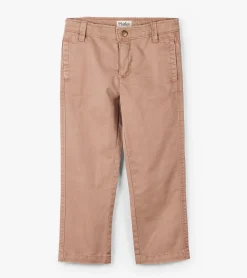 Outlet Boys Khaki Twill Pants BOY Bottoms