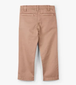 Outlet Boys Khaki Twill Pants BOY Bottoms