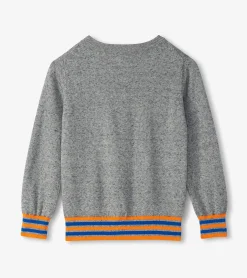 Outlet Boys Lightning Bolt V-Neck Sweater BOY Sweaters