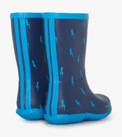Sale Boys Lightning Storm Packable Rain Boots BOY Rainwear|Rainwear