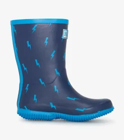 Sale Boys Lightning Storm Packable Rain Boots BOY Rainwear|Rainwear