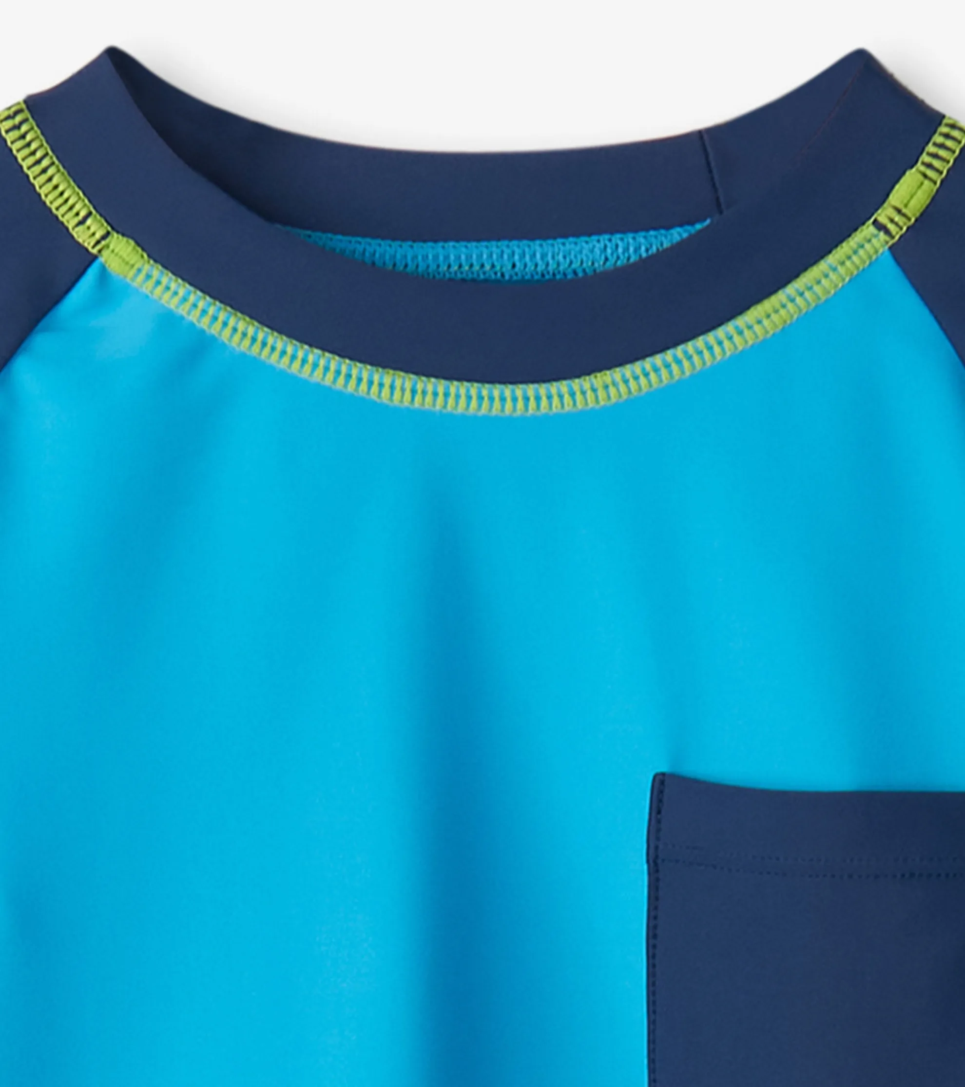 New Boys Malibu Blue Long Sleeve Rashguard BOY Swimwear|Swimwear