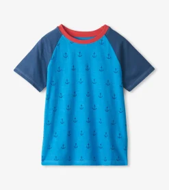 Best Boys Mini Anchors Raglan T-Shirt BOY Tops