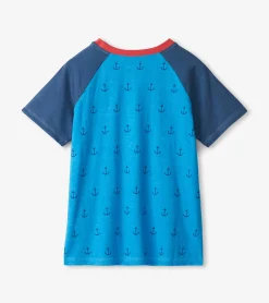 Best Boys Mini Anchors Raglan T-Shirt BOY Tops