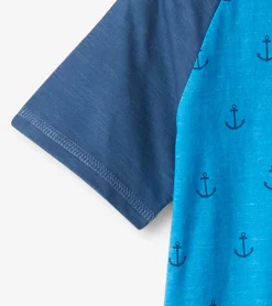 Best Boys Mini Anchors Raglan T-Shirt BOY Tops
