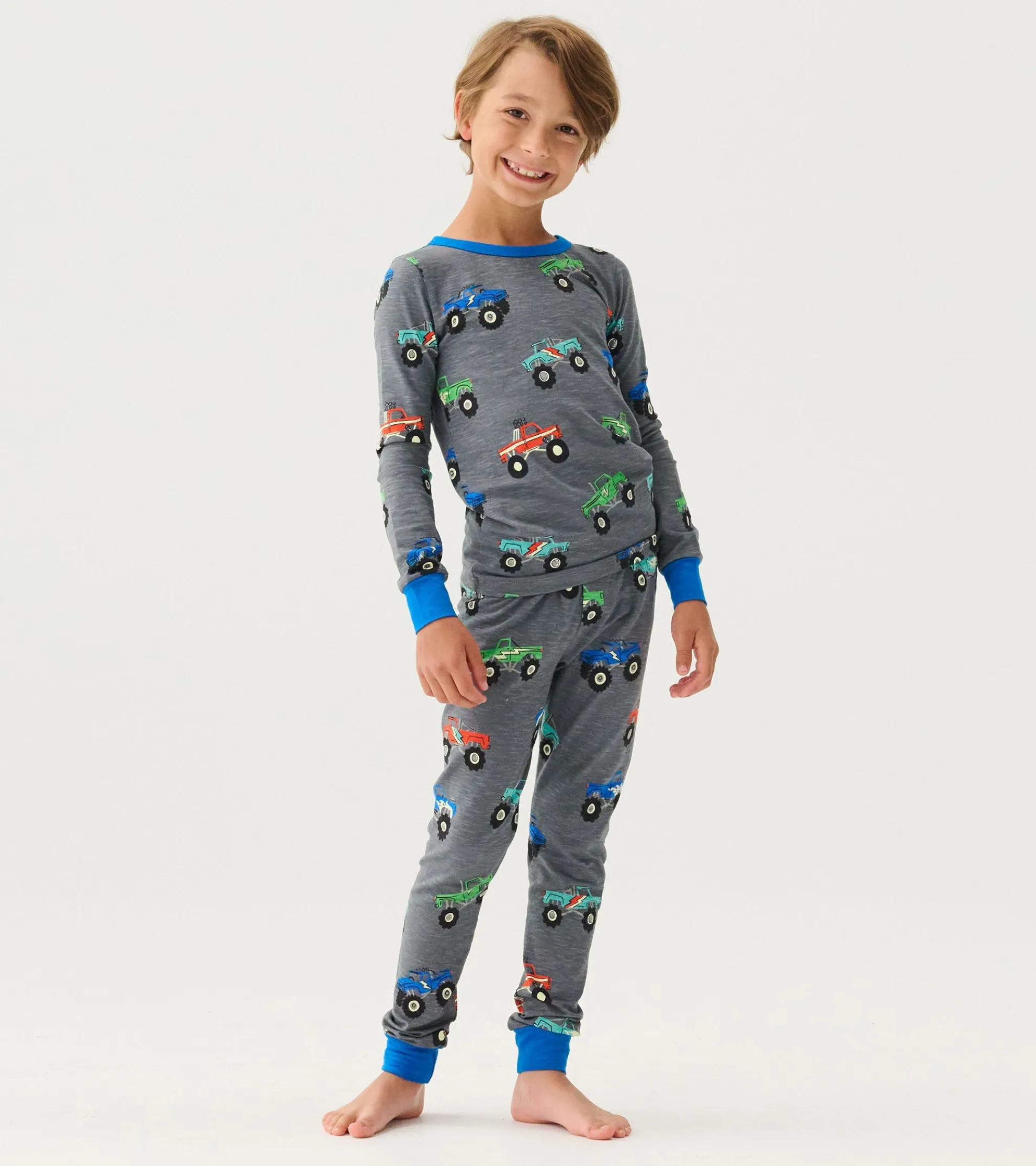Discount Boys Monster Trucks Pajama Set BOY Sleepwear|Sleepwear