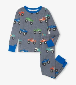 Discount Boys Monster Trucks Pajama Set BOY Sleepwear|Sleepwear