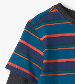 Sale Boys Moroccan Blue Fooler Long Sleeve T-Shirt BOY Tops